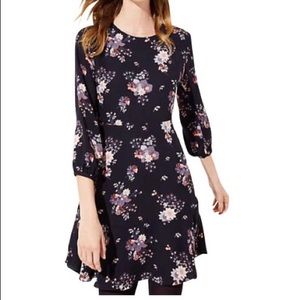 LOFT Wildflower Flounce Dress